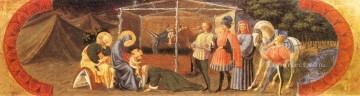  Paolo Pintura Art%C3%ADstica - Adoración de los Reyes Magos del Renacimiento temprano Paolo Uccello